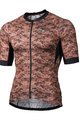 MONTON Cyklistický dres s krátkým rukávem - CALOFLAGE - hnědá