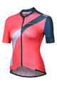 Monton Cyklistický dres s krátkým rukávem - MAJOR LADY - červená/černá/šedá