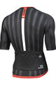 MONTON Cyklistický dres s krátkým rukávem - GESSATO - červená/černá