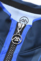 MONTON Cyklistický dres s krátkým rukávem - GESSATO - modrá