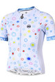 MONTON Cyklistický dres s krátkým rukávem - LOEWI KIDS - bílá