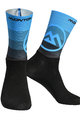 Monton Cyklistické ponožky klasické - VALLS - modrá/černá