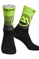 MONTON Cyklistické ponožky klasické - VALLS - černá/zelená