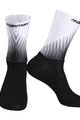 MONTON Cyklistické ponožky klasické - HOWAIN 2 - černá/bílá