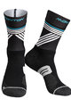 MONTON Cyklistické ponožky klasické - GREFFIO 2  - bílá/černá