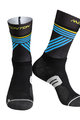 MONTON Cyklistické ponožky klasické - GREFFIO 2  - modrá/černá