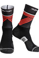 Monton Cyklistické ponožky klasické - GREFFIO 2  - červená/černá
