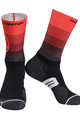 MONTON Cyklistické ponožky klasické - VALLS 2  - červená/černá