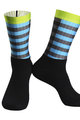 Monton Cyklistické ponožky klasické - HOSOUND - modrá/černá
