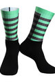 MONTON Cyklistické ponožky klasické - HOSOUND - zelená/černá