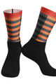 Monton Cyklistické ponožky klasické - HOSOUND - oranžová/černá