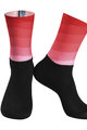 MONTON Cyklistické ponožky klasické - SUNGLOW - černá/červená