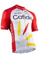NALINI Cyklistický dres s krátkým rukávem - COFIDIS 2020 - červená/bílá