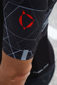 NALINI Cyklistický dres s krátkým rukávem - AIS STELVIO 2.0 - červená/černá