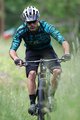 NALINI Cyklistický dres s dlouhým rukávem letní - AIS HILL MTB - černá/zelená