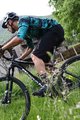NALINI Cyklistický dres s dlouhým rukávem letní - AIS HILL MTB - černá/zelená