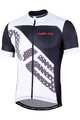 NALINI Cyklistický dres s krátkým rukávem - AIS VITTORIA 2.0 - černá/bílá