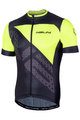 NALINI Cyklistický dres s krátkým rukávem - AIS VITTORIA 2.0 - černá/žlutá