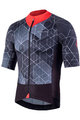 NALINI Cyklistický dres s krátkým rukávem - AIS STELVIO 2.0 - červená/černá