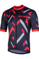 NALINI Cyklistický dres s krátkým rukávem - AIS DISCESA 2.0 - černá/červená