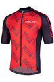 NALINI Cyklistický dres s krátkým rukávem - AIS PODIO 2.0 - červená/černá