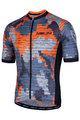 NALINI Cyklistický dres s krátkým rukávem - AIS CROSS 2.0 MTB - šedá/oranžová