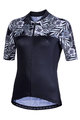 NALINI Cyklistický dres s krátkým rukávem - AIS MODERNA 2.0 LADY - šedá/černá