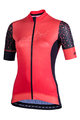 NALINI Cyklistický dres s krátkým rukávem - AIS STILOSA 2.0 LADY - oranžová/černá