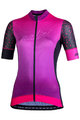 NALINI Cyklistický dres s krátkým rukávem - AIS STILOSA 2.0 LADY - fialová/černá/růžová