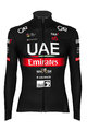 PISSEI Cyklistická zateplená bunda - UAE TEAM EMIRATES 23 - bílá/červená/černá