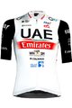 PISSEI Cyklistický dres s krátkým rukávem - UAE TEAM EMIRATES 23 - bílá/červená/černá