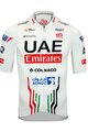 PISSEI Cyklistický dres s krátkým rukávem - UAE TEAM EMIRATES 2024 - černá/červená/bílá