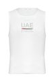 PISSEI Cyklistické triko bez rukávů - UAE TEAM EMIRATES 23 - bílá
