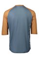 POC Cyklistický dres s krátkým rukávem - MTB PURE 3/4 - oranžová/modrá