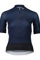 POC Cyklistický dres s krátkým rukávem - ESSENTIAL ROAD LADY - černá/modrá