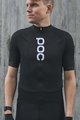 POC Cyklistický dres s krátkým rukávem - ESSENTIAL ROAD LOGO - černá