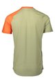 POC Cyklistický dres s krátkým rukávem - MTB PURE - oranžová/zelená