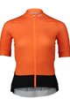 POC Cyklistický dres s krátkým rukávem - ESSENTIAL ROAD LADY - oranžová/černá