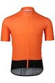 POC Cyklistický dres s krátkým rukávem - ESSENTIAL ROAD - oranžová/černá