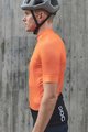 POC Cyklistický dres s krátkým rukávem - ESSENTIAL ROAD - oranžová/černá