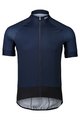 POC Cyklistický dres s krátkým rukávem - ESSENTIAL ROAD - černá/modrá