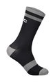 POC Cyklistické ponožky klasické - LURE MTB - šedá/černá