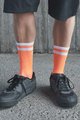 POC Cyklistické ponožky klasické - LURE MTB - bílá/oranžová