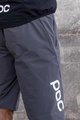 POC Cyklistické kalhoty krátké bez laclu - ESSENTIAL ENDURO - šedá