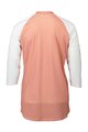 POC Cyklistický dres s krátkým rukávem - MTB PURE 3/4 LADY - bílá/růžová