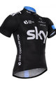 BONAVELO Cyklistický dres s krátkým rukávem - SKY 2014 - černá