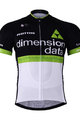 BONAVELO Cyklistický dres s krátkým rukávem - DIMENSION DATA 2017 - černá/zelená/bílá