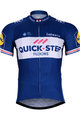 BONAVELO Cyklistický dres s krátkým rukávem - QUICKSTEP 2018 - modrá/bílá