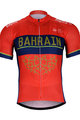 BONAVELO Cyklistický dres s krátkým rukávem - BAHRAIN  MERIDA 2018 - červená/modrá