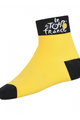 BONAVELO Cyklistické ponožky klasické - TOUR DE FRANCE  - žlutá/černá